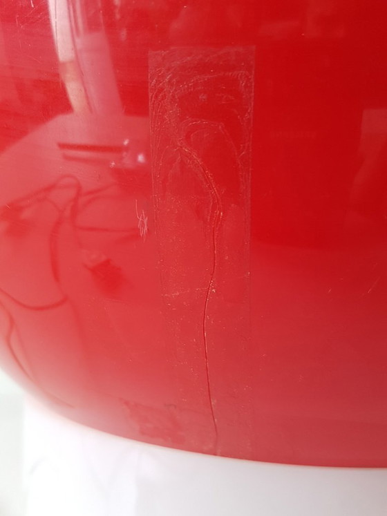 Image 1 of Plastic bollamp uit de jaren 70 in ruimtevaartstijl, vintage jaren 70