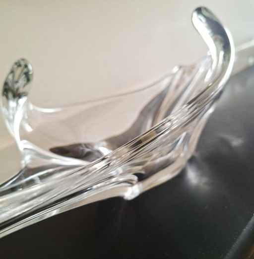 Grande ciotola in vetro organico stile Murano