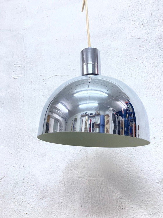 Image 1 of Lampada a sospensione dell'era spaziale italiana di Sirrah Design Franco Albini Franca Helg