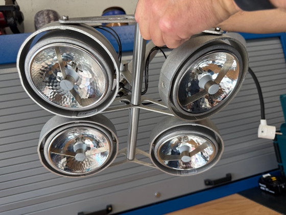 Modular Lightning Nomad 4 spots | lampada di design regolabile – Plafoniere, Alluminio (photo 5 of 11)