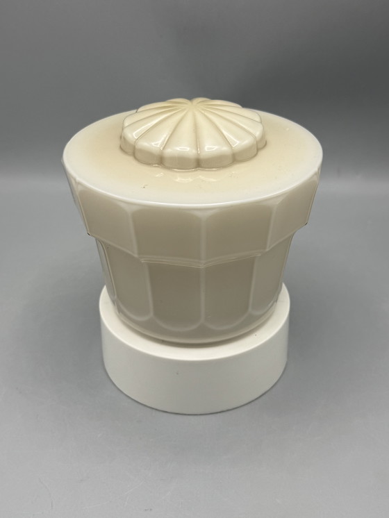 Image 1 of Thabur plafondlamp in crème glas