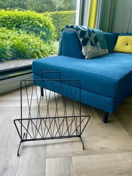 Image 1 of Present Time - Zeitschriftenhalter Diamond Grid - Schwarz