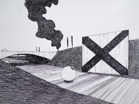 François Trocquet, Composición, 2010, Serigrafía – Litografías y grabados (photo 3 of 3)