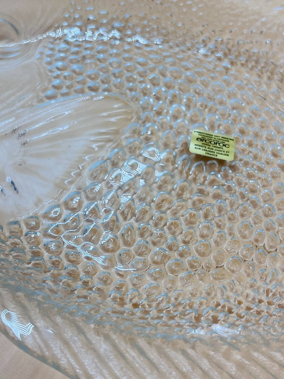 Image 1 of Servicio de pescado de cristal Arcoroc: 1 bandeja + 6 platos