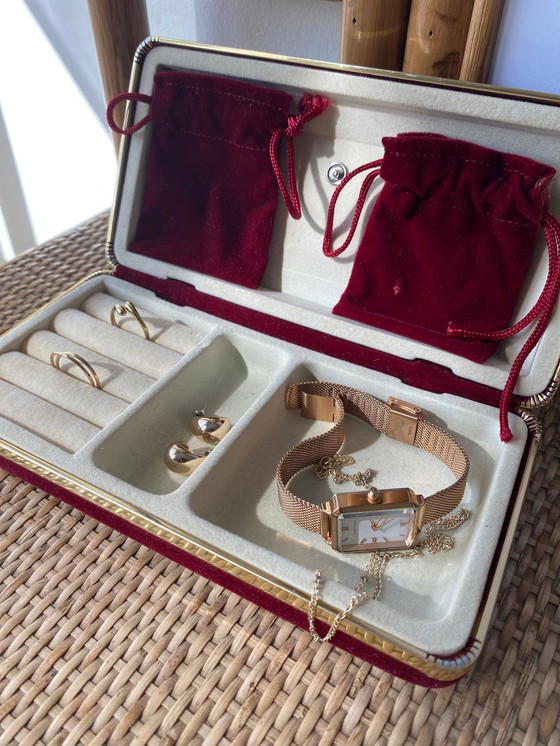 Image 1 of Vintage Travel Jewelry Box