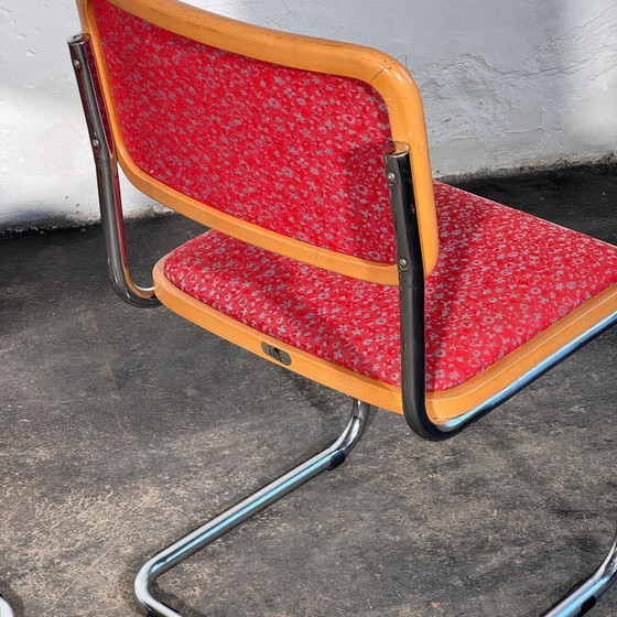 Image 1 of Een paar gestoffeerde stoelen in Cesca-stijl van Stol Kamnik, jaren 60.