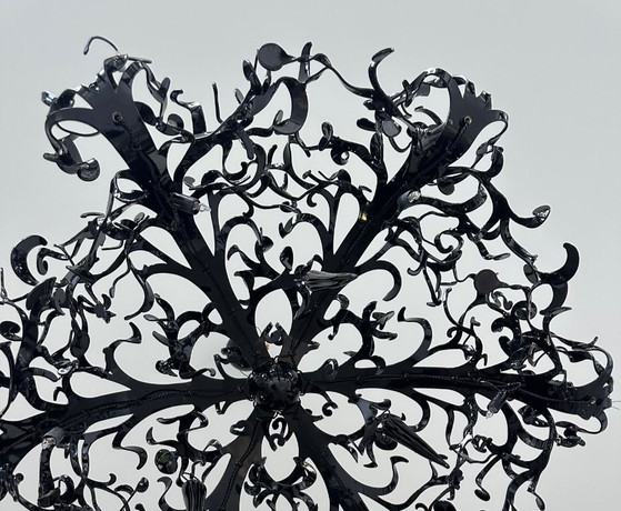 As good as new Brand van Egmond Flowerpower Black + WARRANTY, Ceiling lights, Metal, Design (photo 4 of 6)
