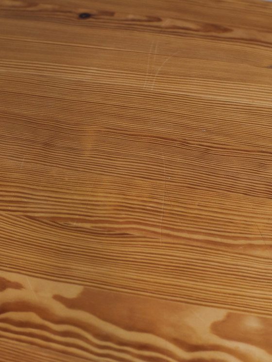 Image 1 of Ate van Apeldoorn Schreibtisch Esstisch Kiefer 1970er