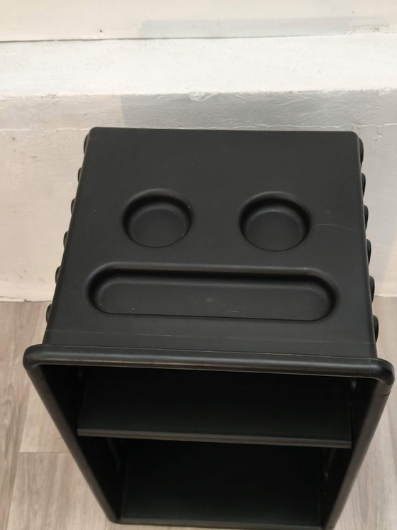 Desserte roulante Didrik par K&M Hagberg pour Ikea 2002, Meubles de rangement pour bureau, Plastique, Noir (photo 8 sur 12)