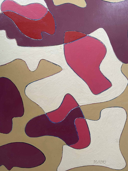 Peinture abstraite. Année 1989. D'après Painter Image
