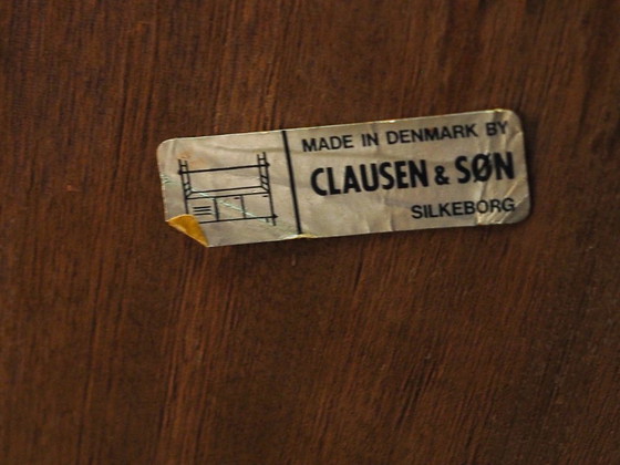 Image 1 of Bibliothèque en teck, design danois, années 1970, fabriquée par Clausen & Søn