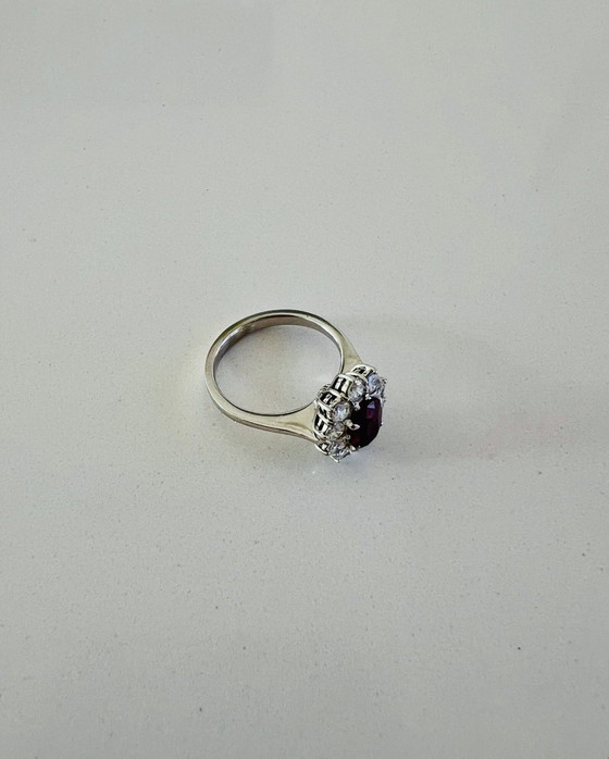 Image 1 of Brambilla Milano Ring - 1.30ct Ruby & Extra/IF Diamonds - Certified 1989