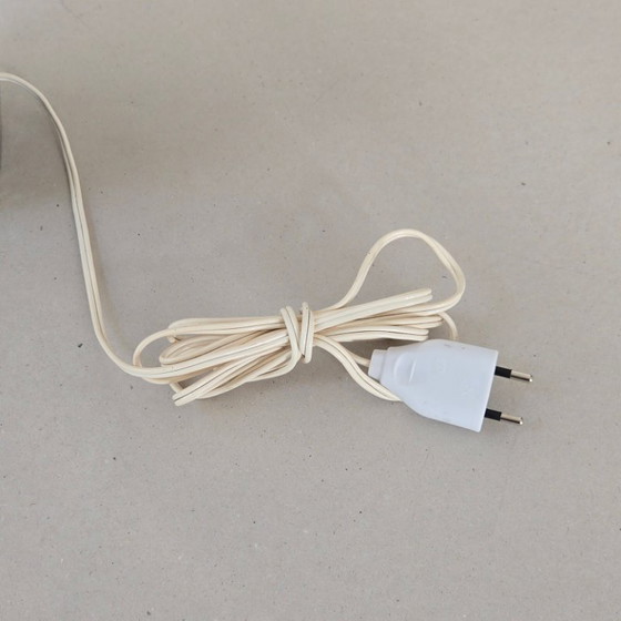 Image 1 of MAGNIFICENT ART DECO TABLE LAMP 1920-1930 IN BLACK & SILVER CERAMIC 20S 30S