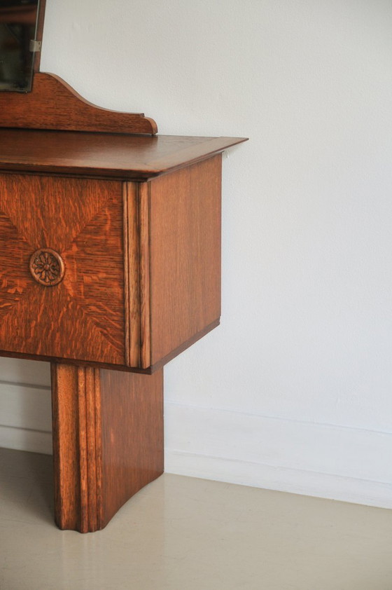 Image 1 of tocador Art Déco de roble