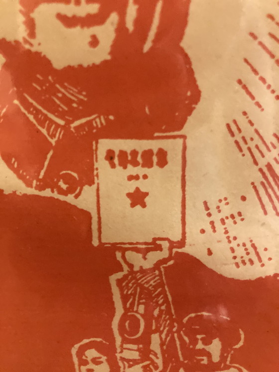 Image 1 of 60er jaren Chinese propaganda poster 