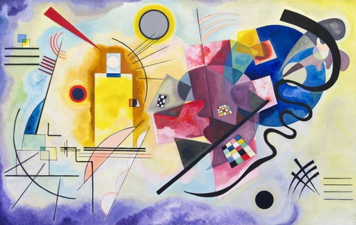 Wassily Kandinsky ---Jaune-Rouge et Bleu