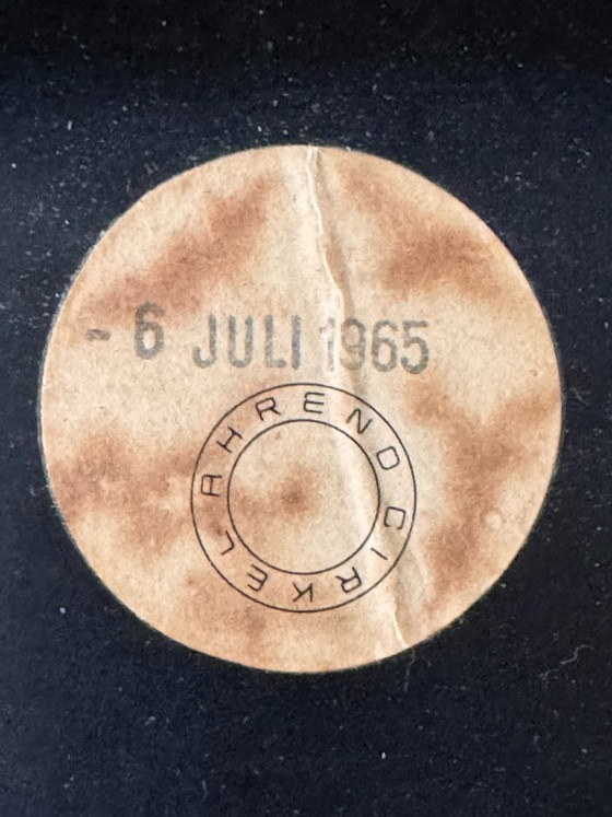 3 Original Revolt Friso Kramer Stühle mit Stempel vom 6. Juli 1965 – Ahrend, Konferenzstuhl, Metal, Plastic (photo 4 of 6)