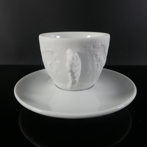 Illy Collection Espressokopje Fossile Design Paolo Rossetti 1997, gesigneerd