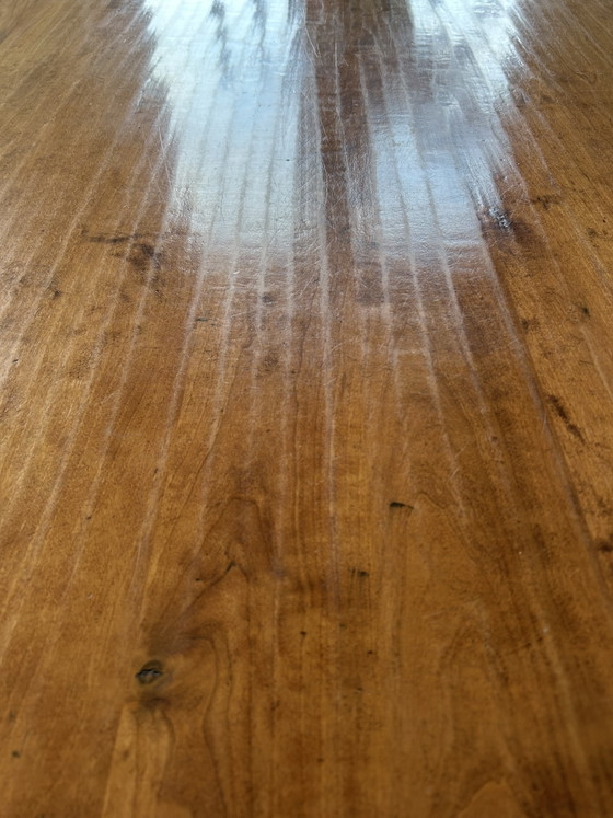 Antieke Tafel – Eetkamerset, Wood, Brass (photo 4 of 5)