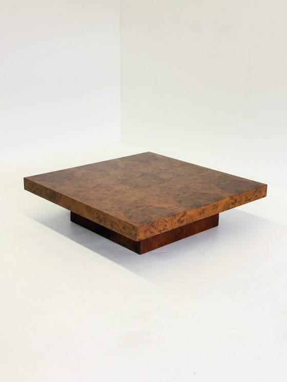 Mesa de centro cuadrada XL de Turri, fabricada en madera de raíz. – Mesas de centro, Wood, Vintage (photo 5 of 10)