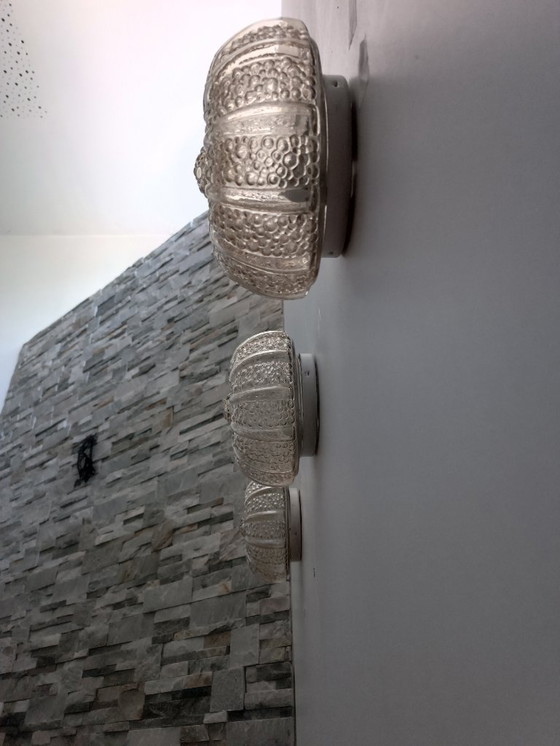 Image 1 of Applique a bolle di Helena Tynell per Glashütte Limburg, anni '70