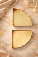 Authentiek design - AYTM Unity Gold dienbladenset - Halve cirkels + kwartcirkels