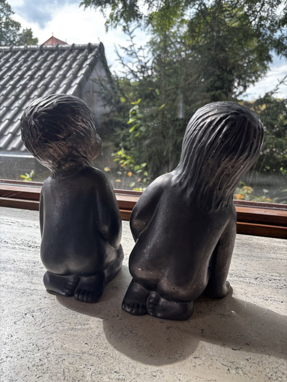 Deux sculptures en céramique d'Emiel Laskaris – Ceramic (photo 7 of 7)