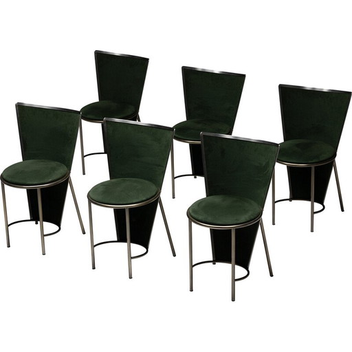 Vintage dining chairs by Frans Van Praet, Belgium 1990s