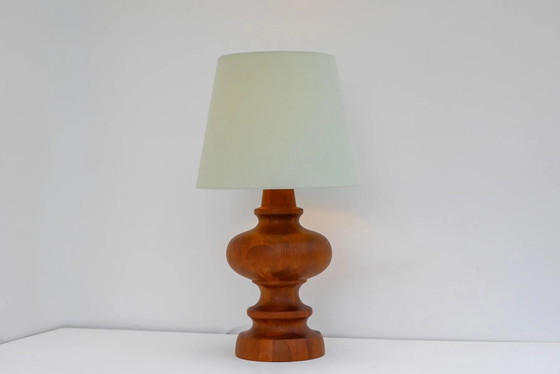 Image 1 of Mid-century modern Scandinavian oak table lamp from Möllers