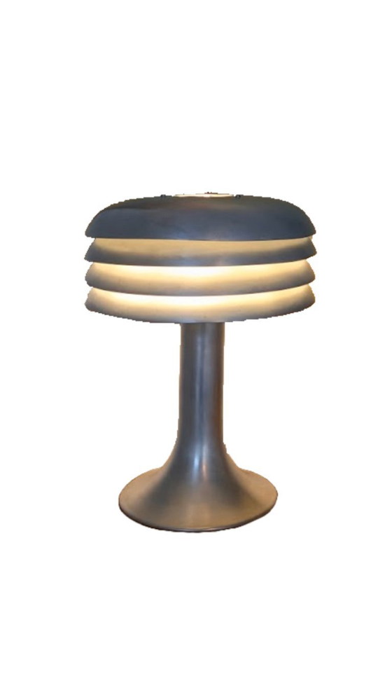 Image 1 of Lampada da tavolo iconica in alluminio spazzolato "BN26" di Hans-Agne Jakobsson - Svezia, anni '60