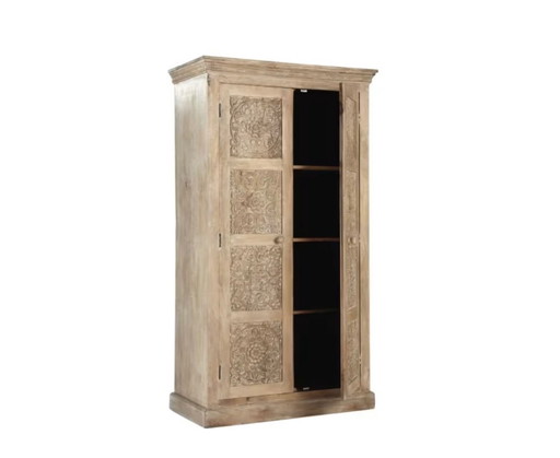 Armoire en bois massif (himalaya, maison du monde)