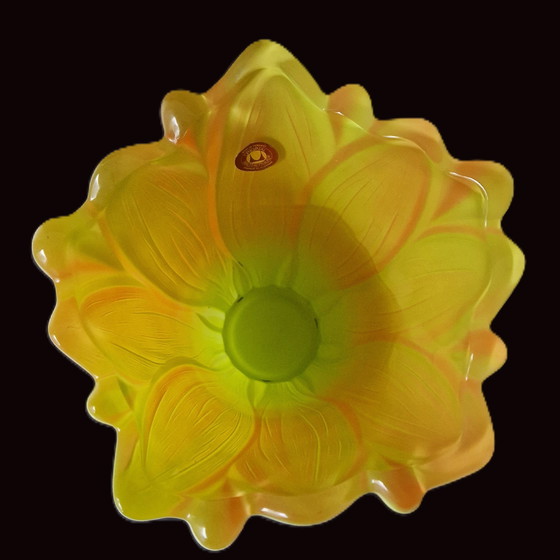 Image 1 of Walther Glass - Large Vase In The Shape Of A Flower