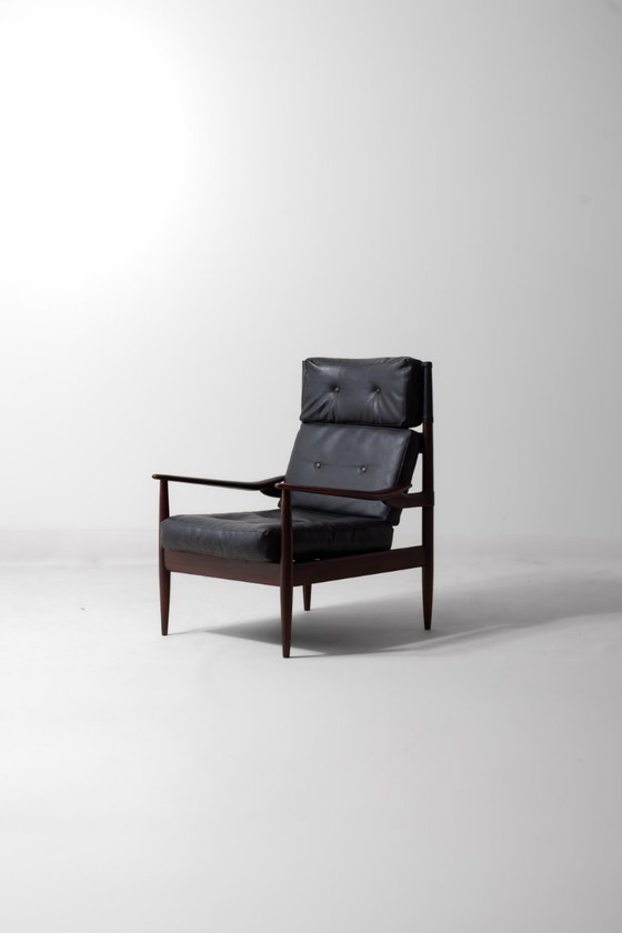 Set di poltrone lounge moderniste di BEKA, anni '60 – Legno, Pelle (photo 15 of 15)