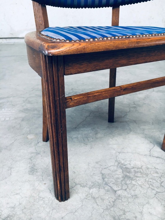 Image 1 of Ensemble de chaises Art Déco à dossier incurvé, France années 1930