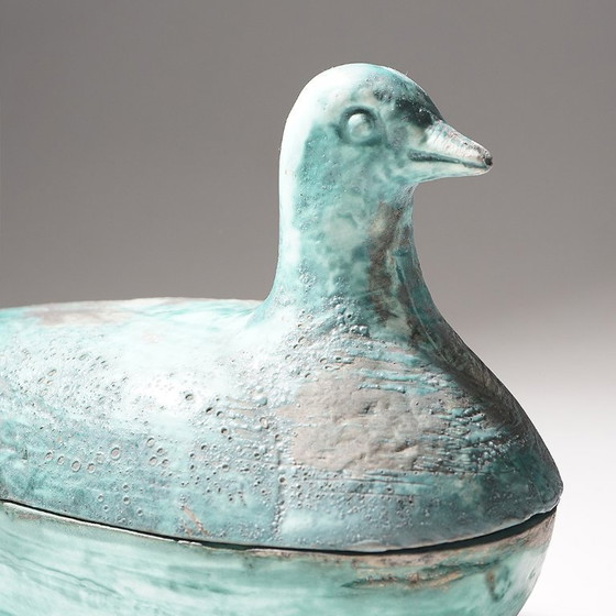 Image 1 of Scatola in ceramica a forma di uccello, anni '60
