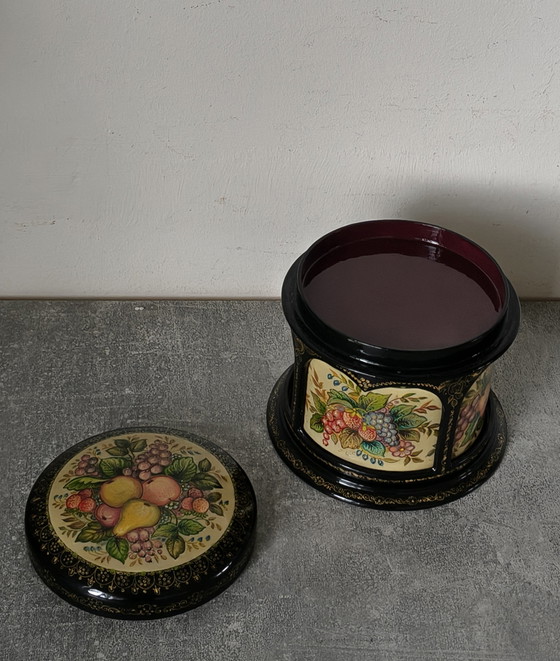 Image 1 of Boîte laquée ancienne de Russie (Union soviétique)