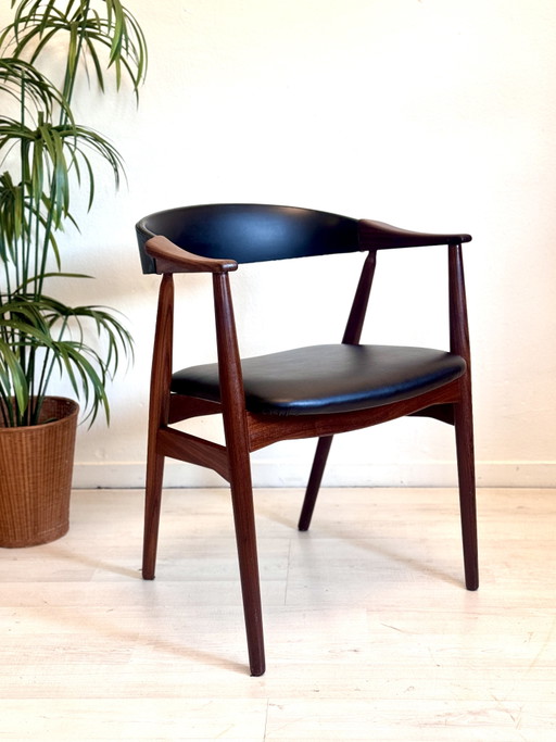 poltrona vintage modello 213 TH Harlev Farstrup Møbler 1958