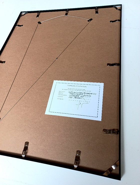 Image 1 of Oil sketch in frame 'Ain't no love' Sef Berkers