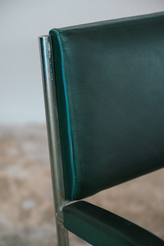 Image 1 of Bauhaus-cantileverbank uit de jaren 30 in buisvormig staal, modern design.