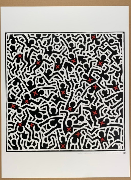 Keith Haring (1958-1990) - X Together – lithos zeefdrukken, Paper (photo 2 of 6)