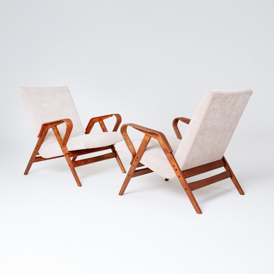 Image 1 of Sillones Frantisek Jirak con otomana para Tatra Nabytok, década de 1960