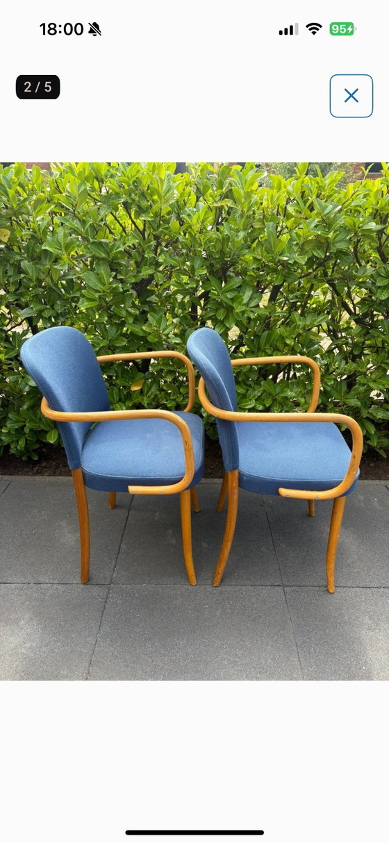 Set di 2 sedie Josef Hoffmann 811 / Prague – Ligna/Thonet, Anni '70 – Sedie da pranzo, Wood (photo 2 of 5)