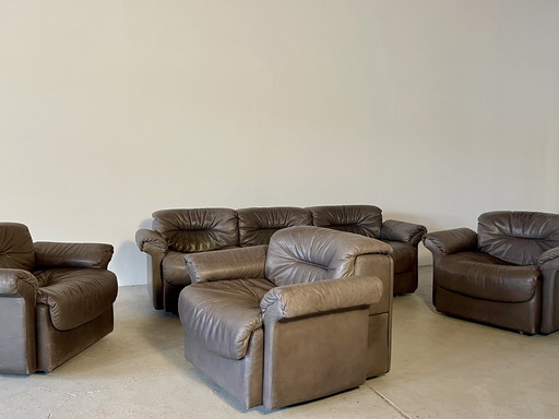 3-Sitzer Sofa 2 Sessel Ds14 von de Sede