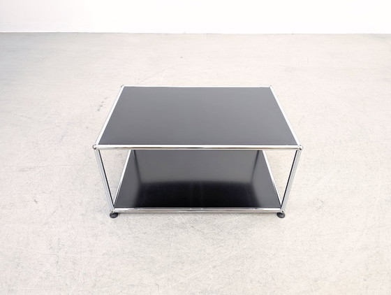 Image 1 of Original USM Haller coffee table Fritz Haller black coffee table
