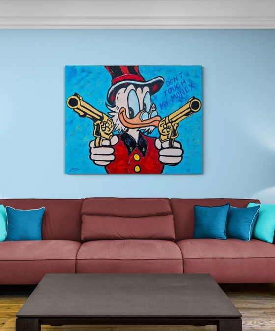 Image 1 of Jovan Srijemac (1962) - Uncle Scrooge with golden guns