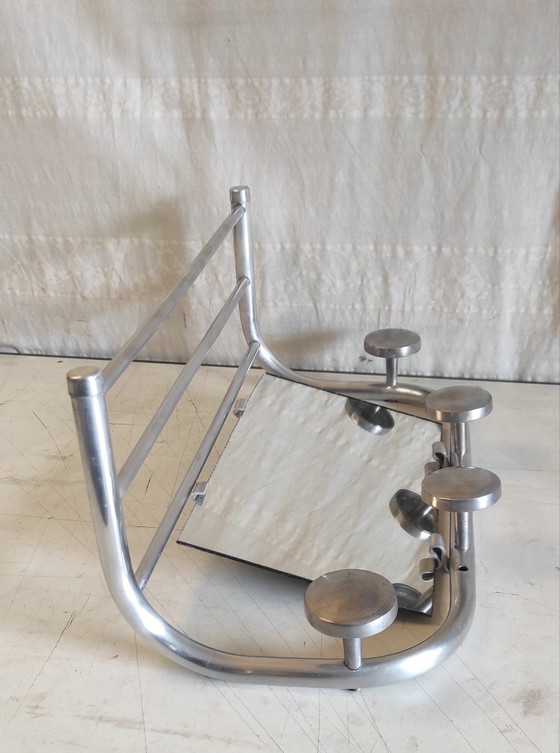 Image 1 of Art Deco style wall-mounted coat rack - mid-20th century