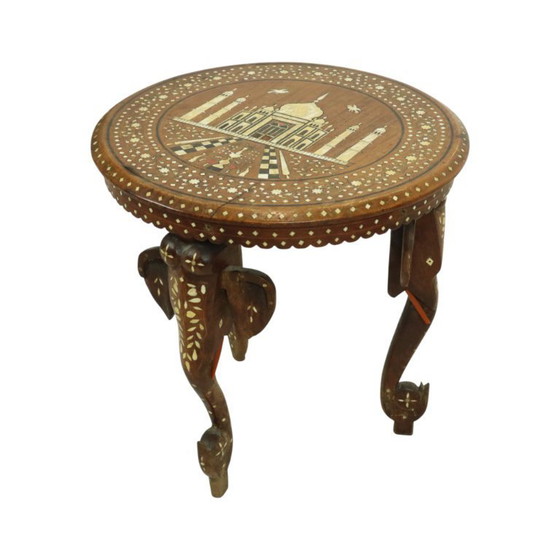 Image 1 of Anglo-Indian Taj Mahal Side Table