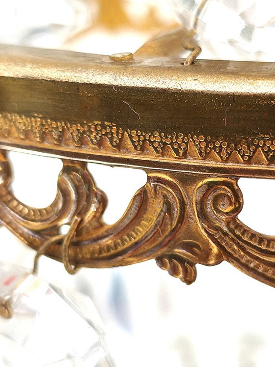 Lustre montgolfière ancien – Glass (photo 14 of 16)