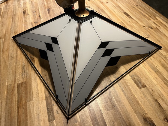 Image 1 of Rare suspension vintage Memphis Art Déco des années 80