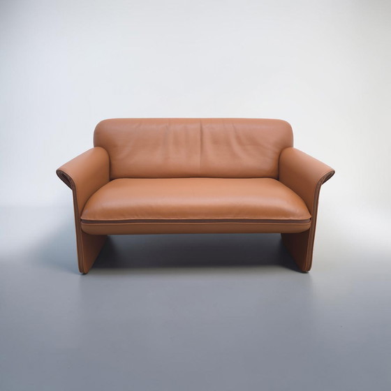 Image 1 of De Sede ds 125 Cognac Designer Sofa Leather Sofa Couch Gerd Lange